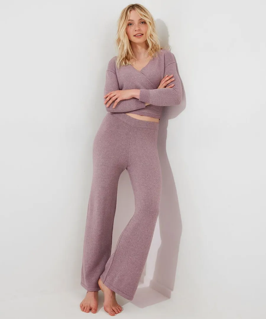 sloe_joes_wide_leg_knitte_1.webp Cheap Joe Browns Sloe Joes Wide Leg Knitted Trousers Purple