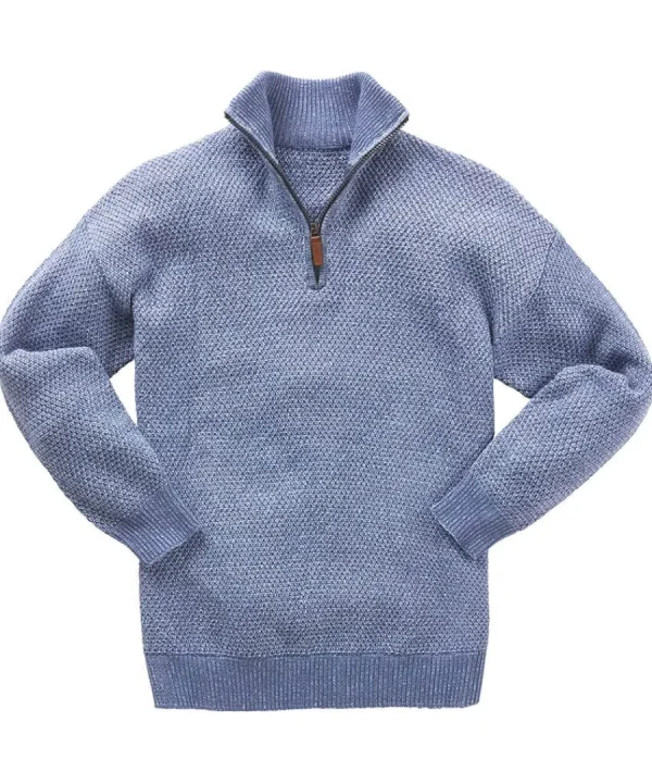 Outlet Joe Browns Smarten Up Funnel Knit Pale Blue
