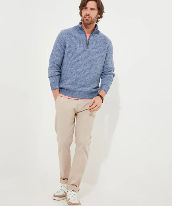Outlet Joe Browns Smarten Up Funnel Knit Pale Blue