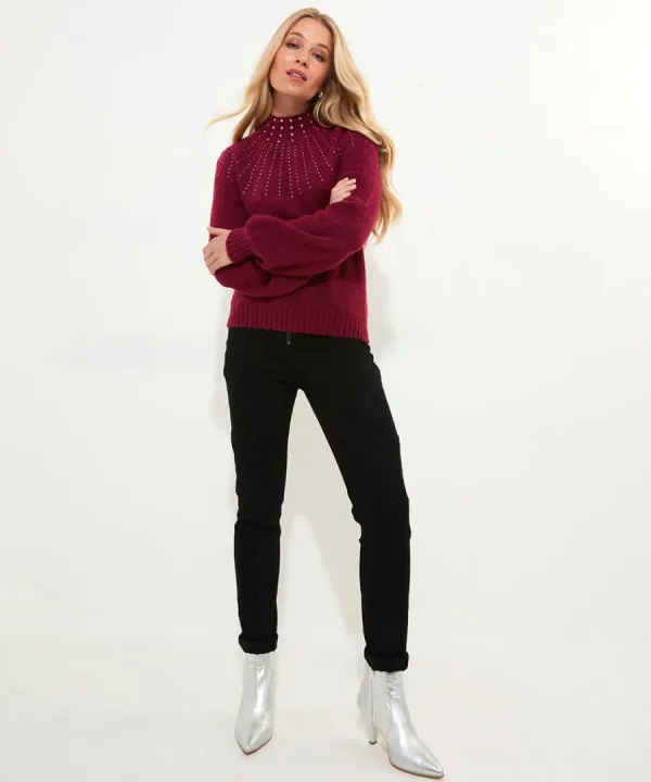 Flash Sale Joe Browns Sparkle Season Jumper Berry