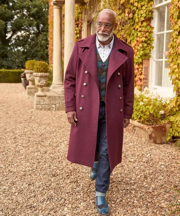 New Joe Browns Step Out Military Coat Berry