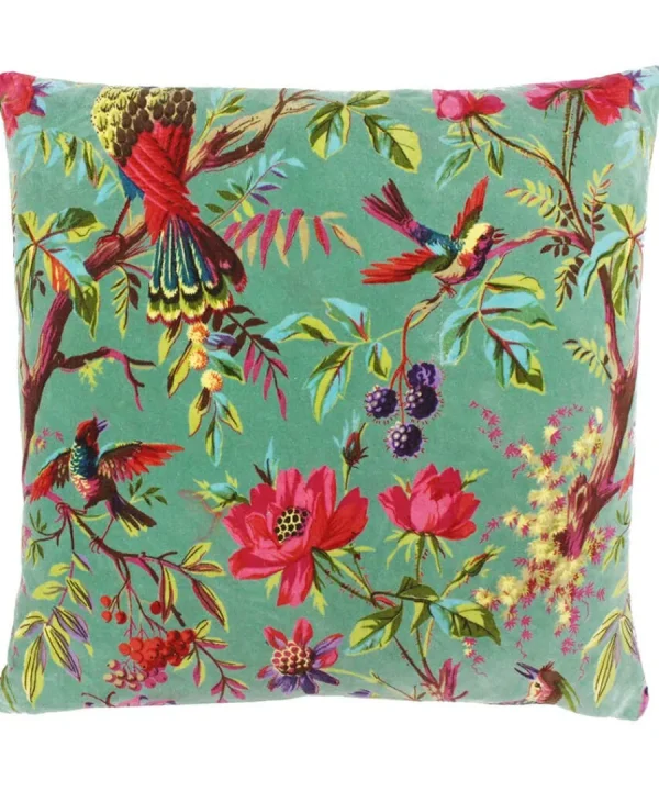 Online Joe Browns The Birds Of Paradise Cushion Aqua / Black