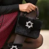 Fashion Joe Browns The Night Is Yours Velvet Bag Black