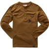Hot Joe Browns Touch Of Personality Henley Brown