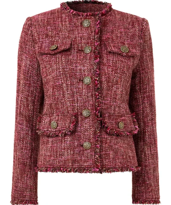 Discount Joe Browns Truly Tweed Jacket Berry