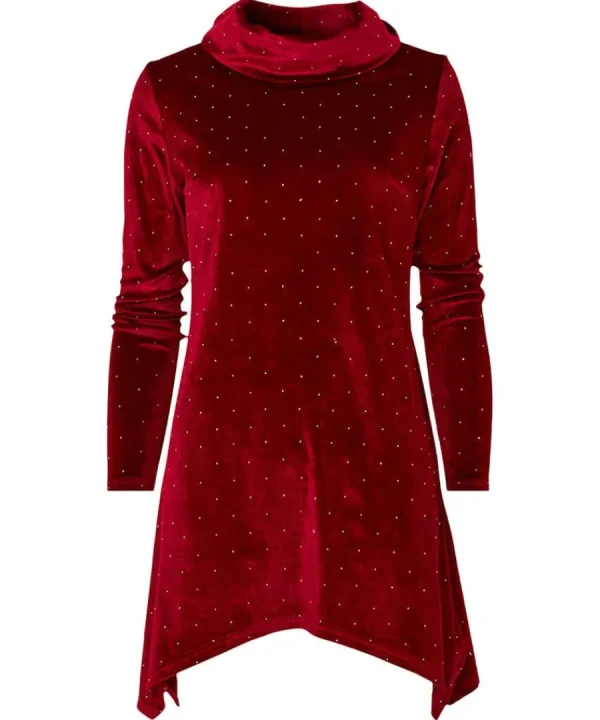 Clearance Joe Browns Very Velour Tunic Berry