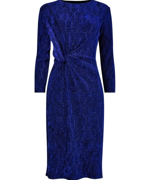Cheap Joe Browns Vivian Stretch Velour Dress Blue