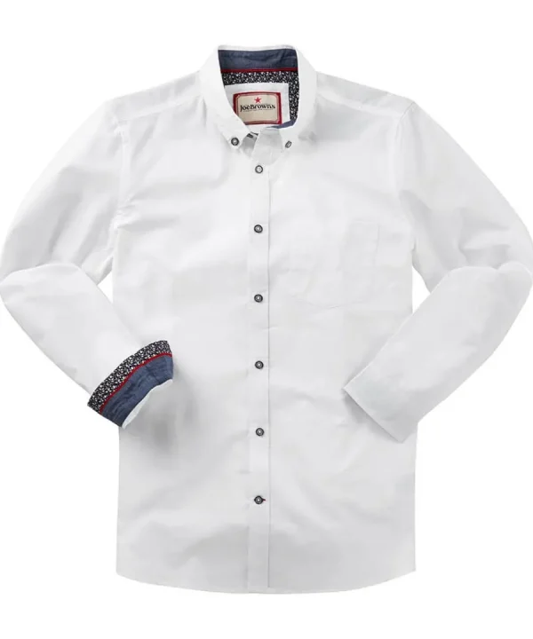 Sale Joe Browns Oxford Shirt White