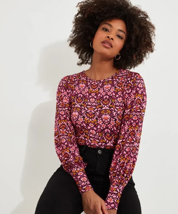 Cheap Joe Browns Wilhelmina Jersey Top Pink