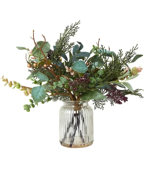 Best Joe Browns Winter's Wish Rustic Eucalyptus Arrangement Green